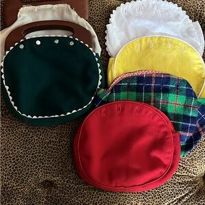 2 Vintage Bermuda Bags by Bee Hive plus covers